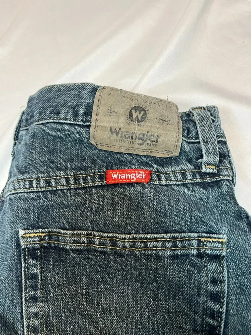 Wrangler 965T1QS Regular Fit Jeans Men's 31x30 Medium Wash Blue Denim Cotton